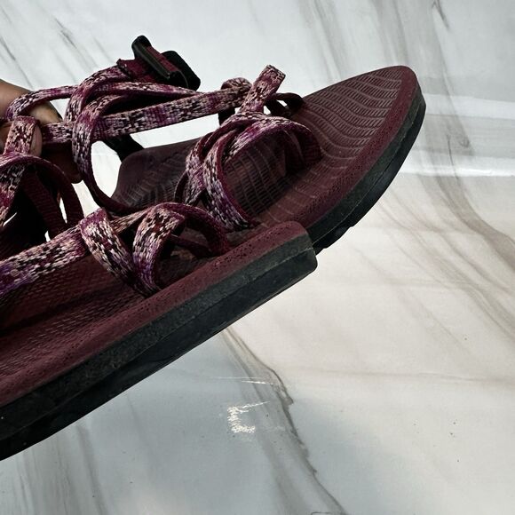 Chaco ZX2 Ecotread Dagger Pink Athletic Strappy Sandal Women's Sz 7 - Picture 9 of 11